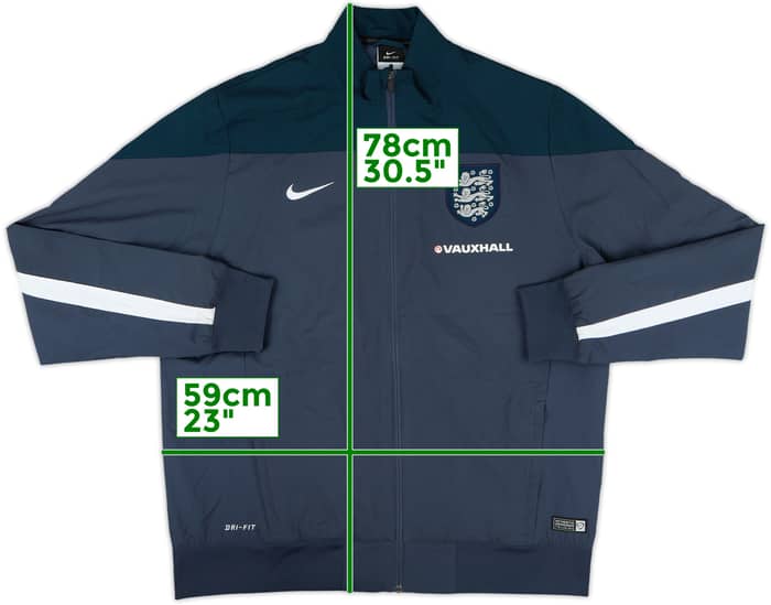 2014-15 England Nike Track Jacket - 7/10 - (L)