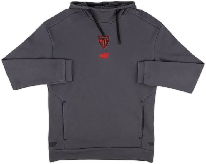 2021-22 Athletic Bilbao New Balance Hooded Sweat Top - 9/10 - (M)