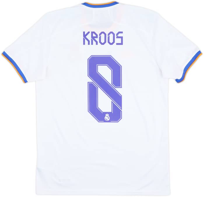 2021-22 Real Madrid Home Shirt Kroos #8 - 8/10 - (M)