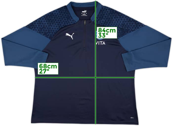 2022-23 Stockport County Puma 1/4 Zip Drill Top - 9/10 - (3XL)