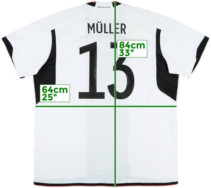 2022-23 Germany Home Shirt Muller #13 - 8/10 - (XXL)