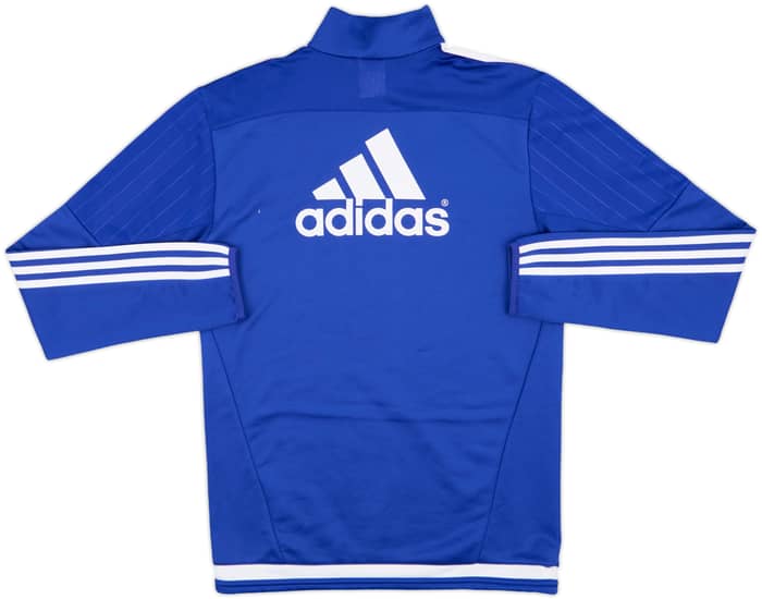 2015-16 Chelsea adidas 1/4 Zip Drill Top - 9/10 - (XS)