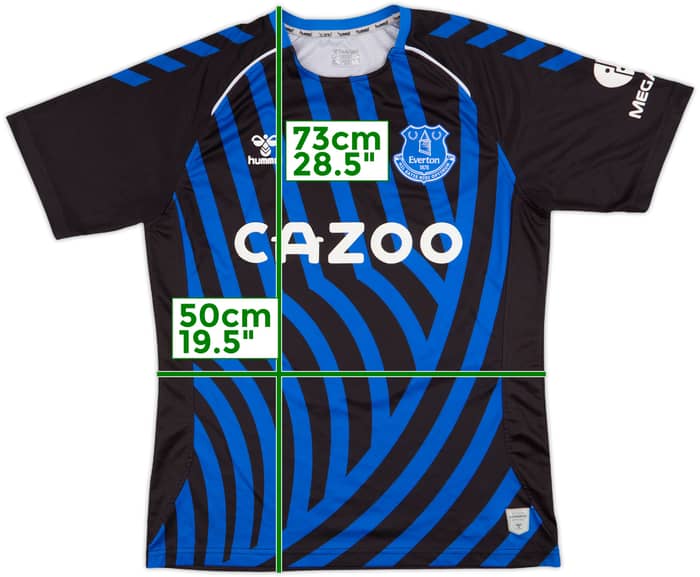 2021-22 Everton Hummel Training Shirt - 7/10 - (L)