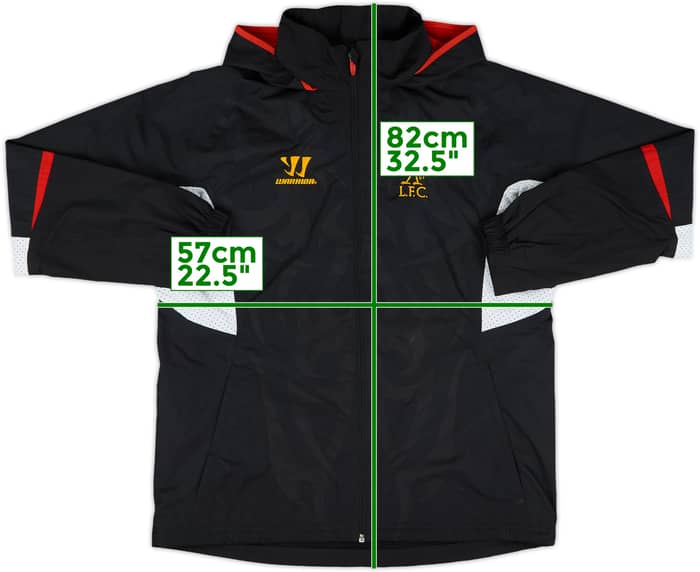 2012-13 Liverpool Warrior Hooded Rain Jacket - 7/10 - (M)