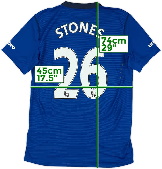 2014-15 Everton Home Shirt Stones #26 - 8/10 - (S)
