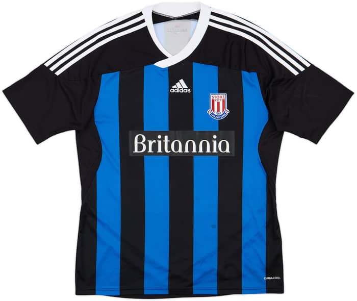 2011-12 Stoke City Away Shirt Crouch #25 - 7/10 - (L)