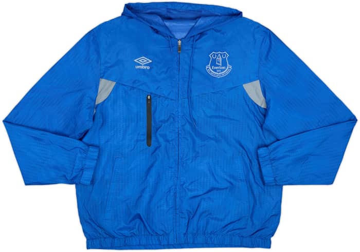 2018-19 Everton Umbro Hooded Rain Jacket - 9/10 - (XL)