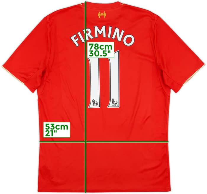 2015-16 Liverpool Home Shirt Firmino #11 - 6/10 - (L)