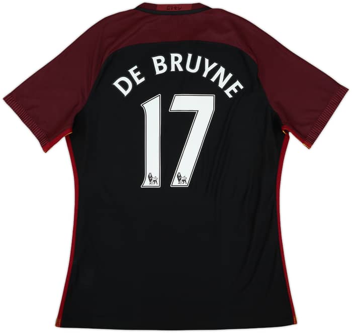 2016-17 Manchester City Authentic Away Shirt De Bruyne #17 - 10/10 - (XL)