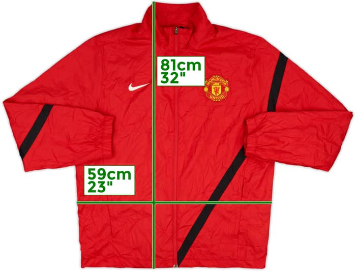 2011-12 Manchester United Nike Track Jacket - 8/10 - (L)