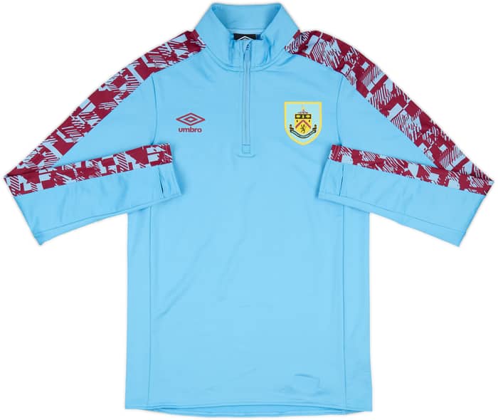 2020-21 Burnley Umbro 1/4 Zip Drill Top - 8/10 - (S)