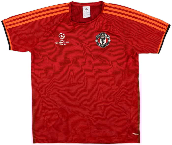 2015-16 Manchester United CL adidas Training Shirt - 10/10 - (M)