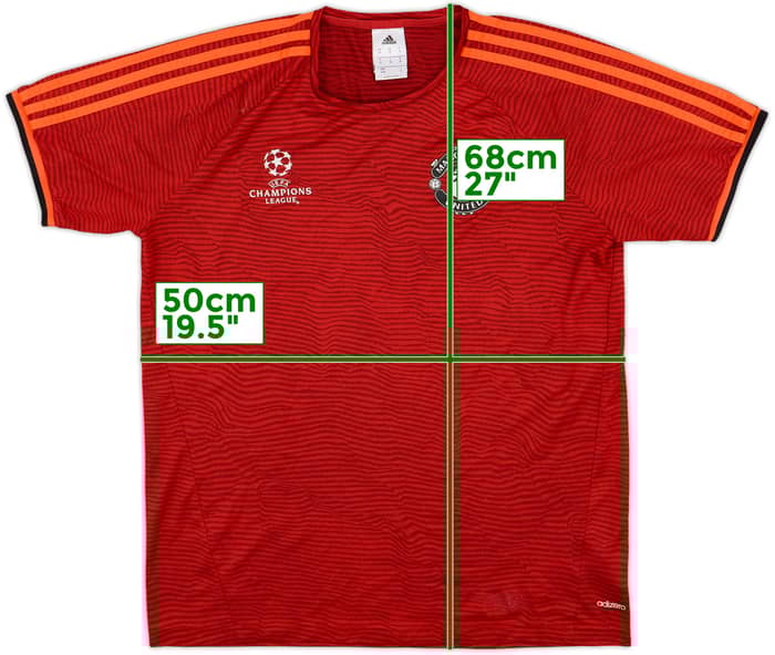 2015-16 Manchester United CL adidas Training Shirt - 10/10 - (M)