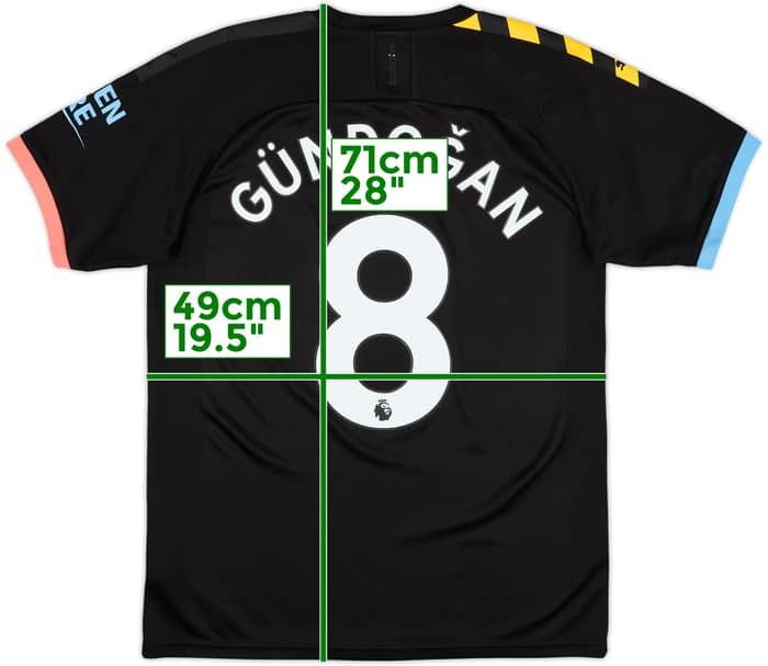 2019-20 Manchester City Away Shirt Gundogan #8 - 9/10 - (M)