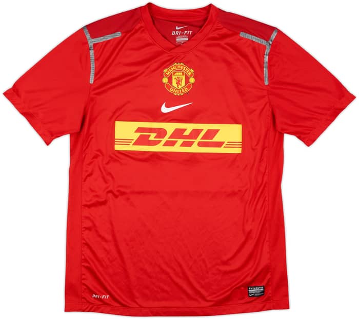 2012-13 Manchester United Authentic Nike Training Shirt - 9/10 - (M)