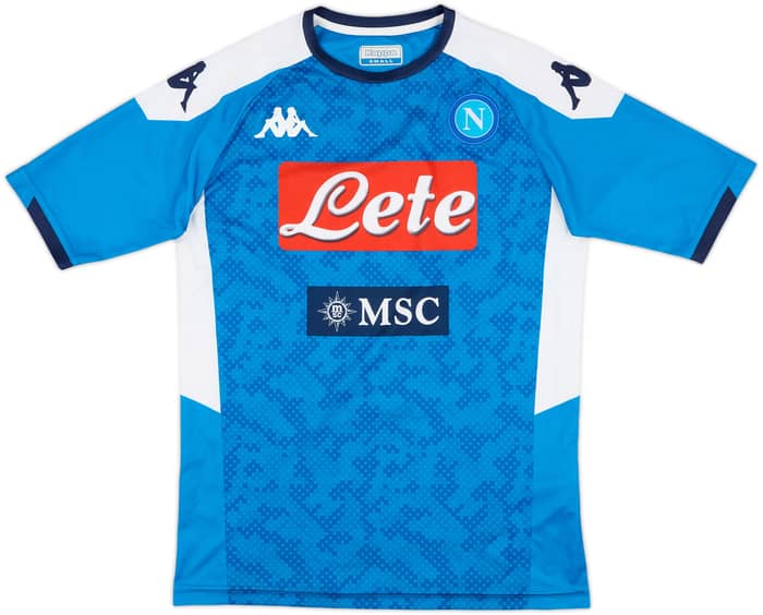 2019-20 Napoli Basic Home Shirt - 8/10 - (S)