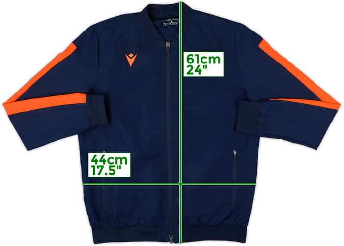 2019-20 Udinese Macron Track Jacket - 8/10 - (XL.Boys)
