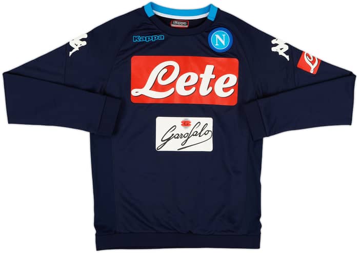 2017-18 Napoli Kappa Sweat Top - 7/10 - (M)