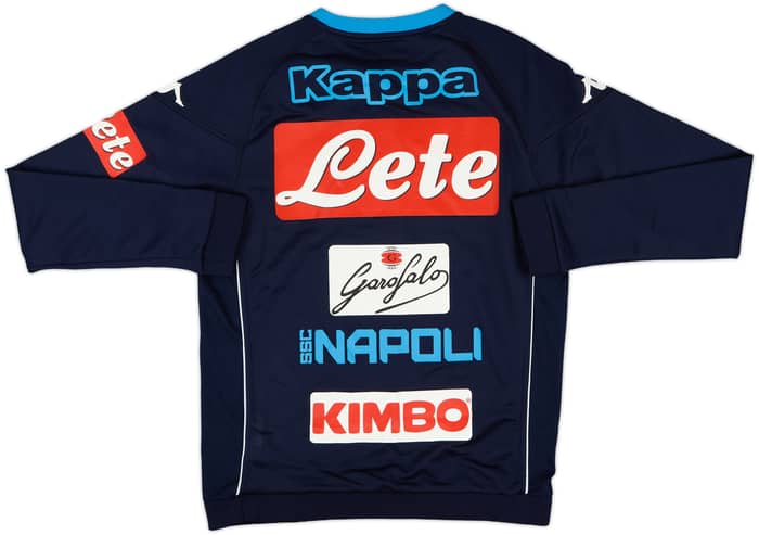 2017-18 Napoli Kappa Sweat Top - 7/10 - (M)
