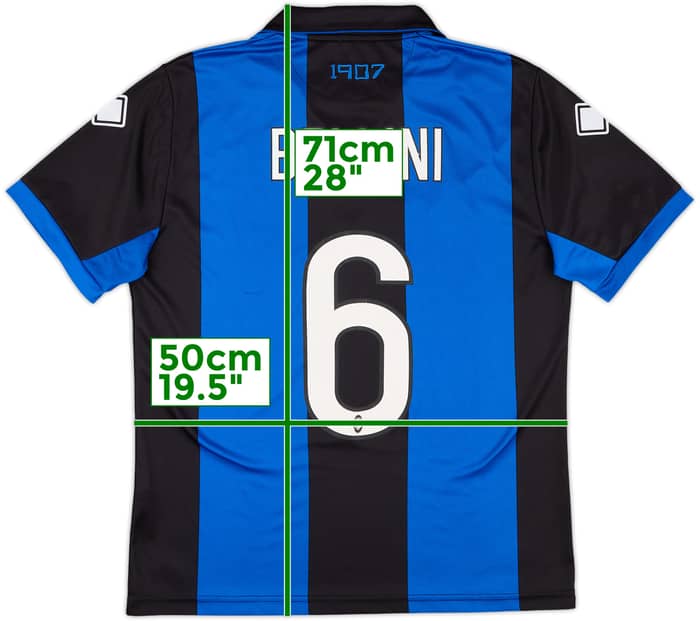 2012-13 Atalanta Home Shirt Bellini #6 - 7/10 - (M)