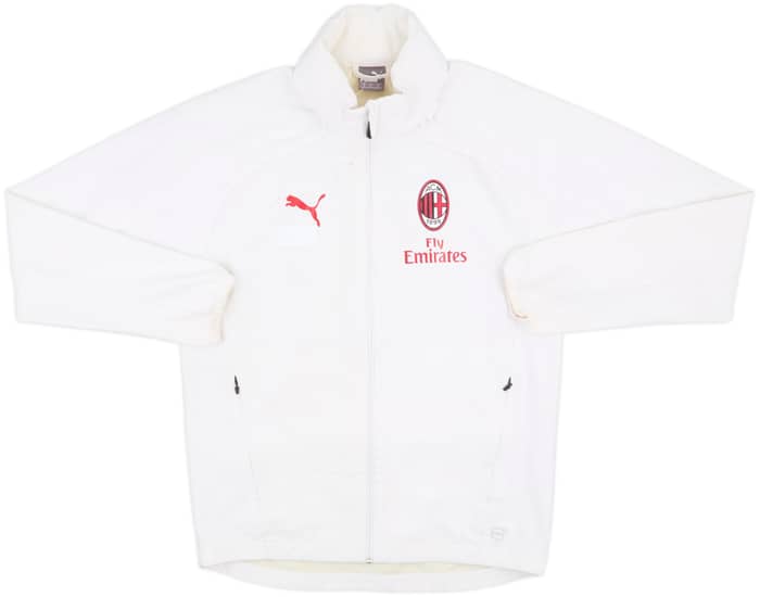 2018-19 AC Milan Puma Hooded Rain Jacket - 5/10 - (S)