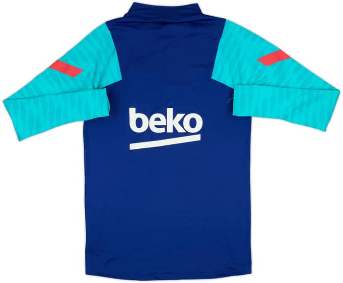 2021-22 Barcelona Nike 1/4 Zip Drill Top - 7/10 - (S)