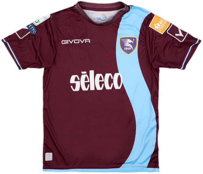 2018-19 Salernitana Match Issue Home Shirt Calaio #19