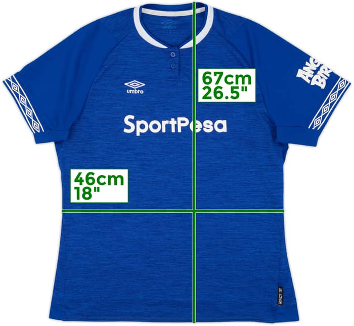 2018-19 Everton Maillot domicile - 10/10 - (L Femme)