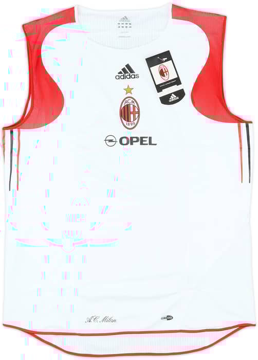 2004-05 AC Milan Player Issue adidas Training Vest (XL)