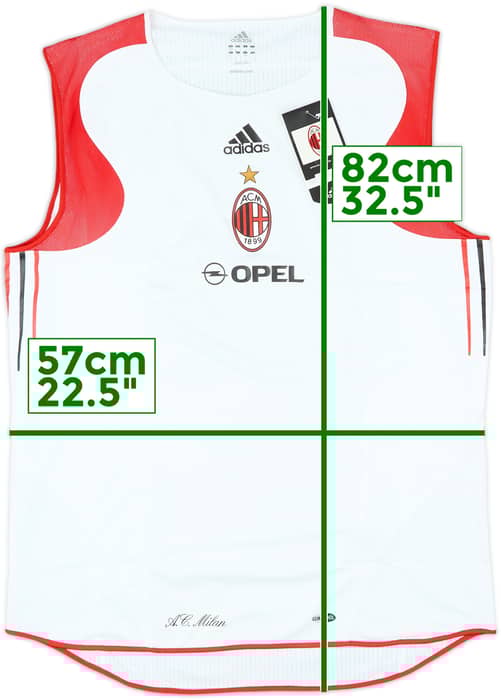 2004-05 AC Milan Player Issue adidas Training Vest (XL)