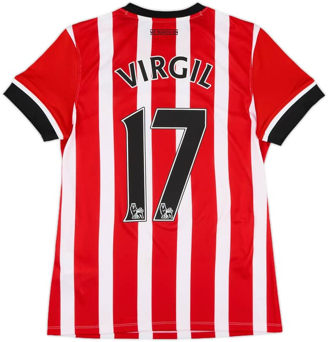 2016-17 Southampton Home Shirt Virgil #17 (Women's S)