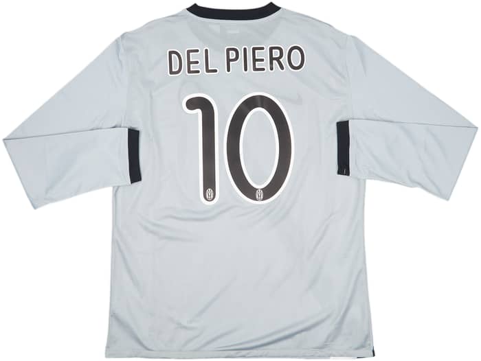 2009-10 Juventus Player Issue Away L/S Shirt Del Piero #10 (XL)