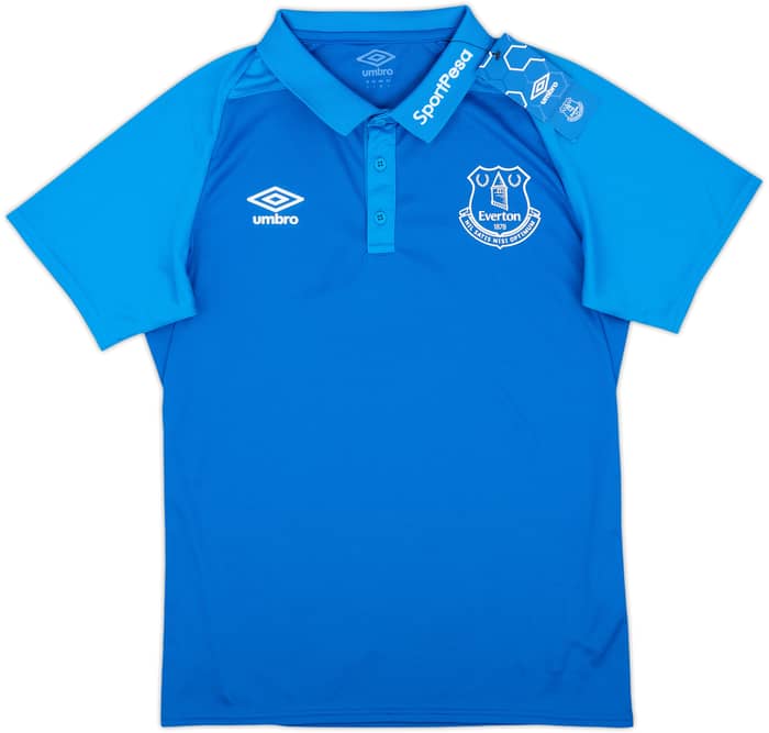2017-18 Everton Umbro Polo Shirt (S)