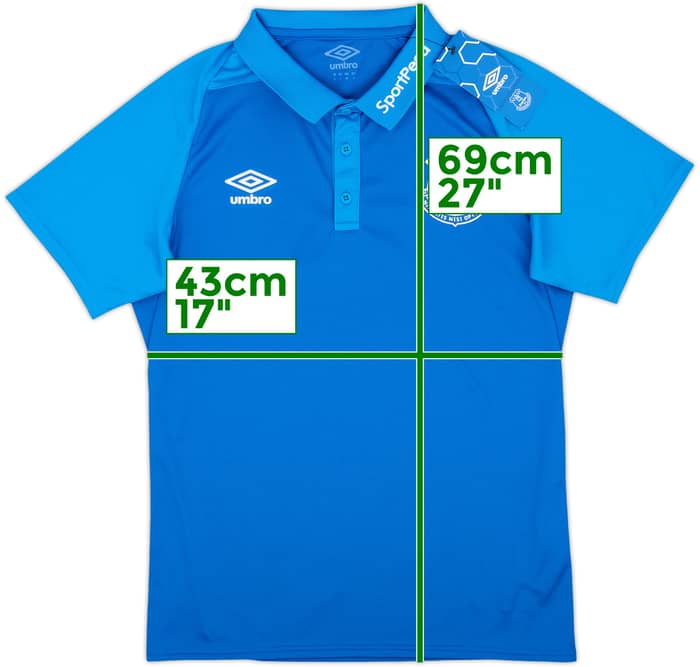 2017-18 Everton Umbro Polo Shirt (S)