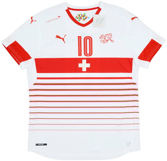 2016-17 Switzerland Away Shirt Xhaka #10 (XL)