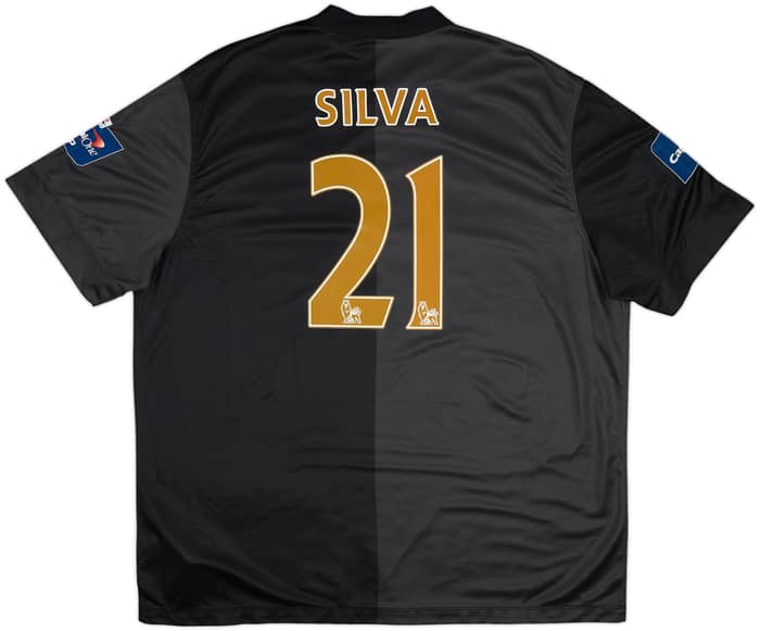 2013-14 Manchester City Away Shirt Silva #21 (XXL)
