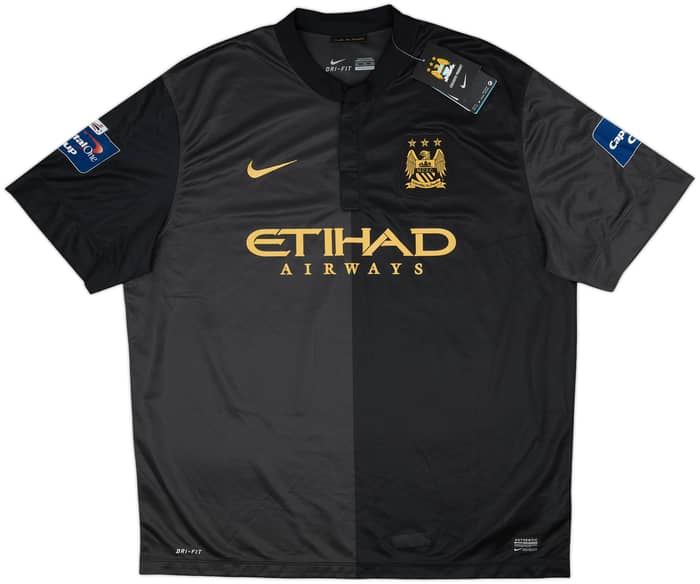 2013-14 Manchester City Away Shirt Silva #21 (XXL)