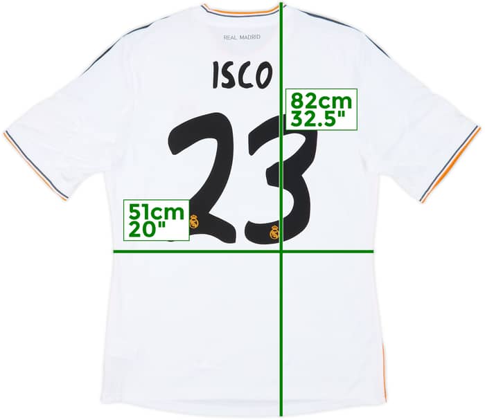 2013-14 Real Madrid Home Shirt Isco #23 (L)