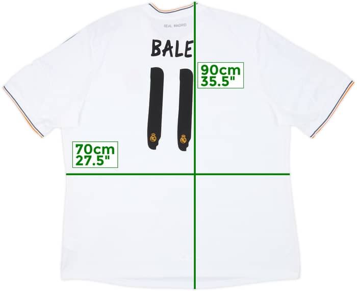 2013-14 Real Madrid Home Shirt Bale #11 (3XL)