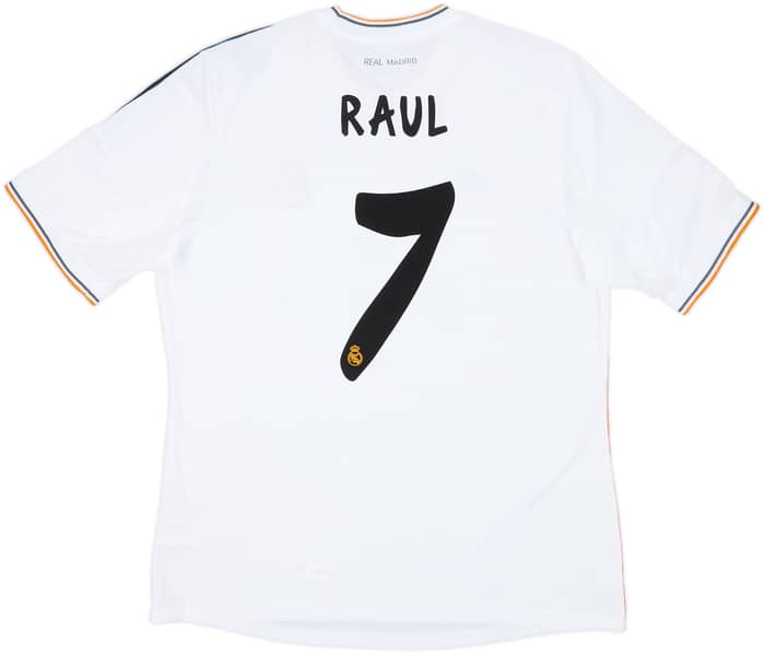 2013-14 Real Madrid Home Shirt Raul #7 (XL)