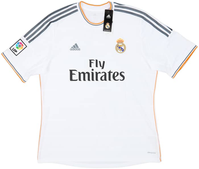 2013-14 Real Madrid Home Shirt Raul #7 (XL)
