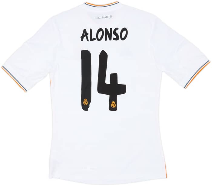 2013-14 Real Madrid Home Shirt Alonso #14 (S)