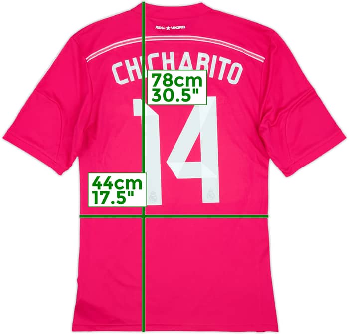 2014-15 Real Madrid Away Shirt Chicharito #14 - 9/10 - (M)
