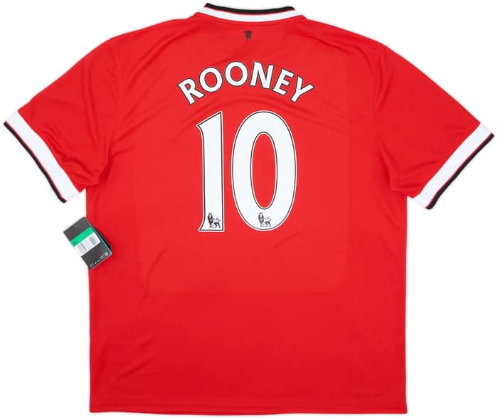2014-15 Manchester United Home Shirt Rooney #10 (XL)