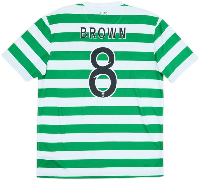 2012-13 Celtic '125th Anniversary' Home Shirt Brown #8 (L)