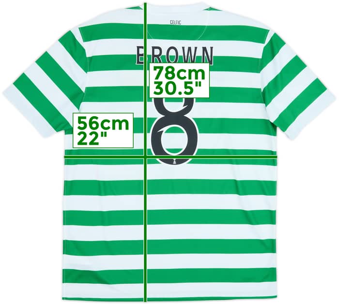 2012-13 Celtic '125th Anniversary' Home Shirt Brown #8 (L)