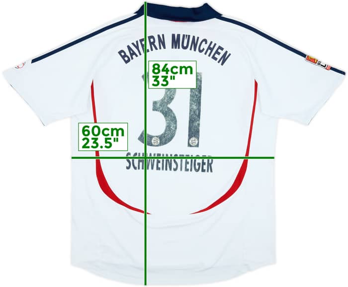 2006-07 Bayern Munich Away Shirt Schweinsteiger #31 - 5/10 - (XL)