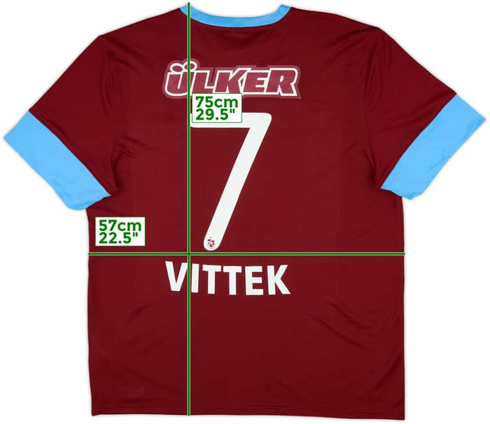 2011-12 Trabzonspor Third Shirt Vittek #7 - 6/10 - (XL)