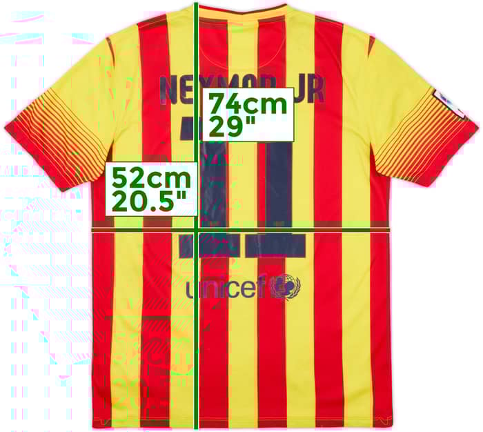 2013-15 Barcelona Away Shirt Neymar Jr #11 - 6/10 - (M)