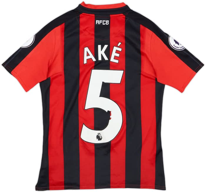 2017-18 Bournemouth Home Shirt Ake #3 - 5/10 - (M.Boys)